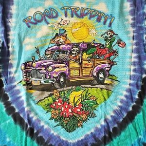 Colorful Road Trippin' Tie-Dye T-Shirt